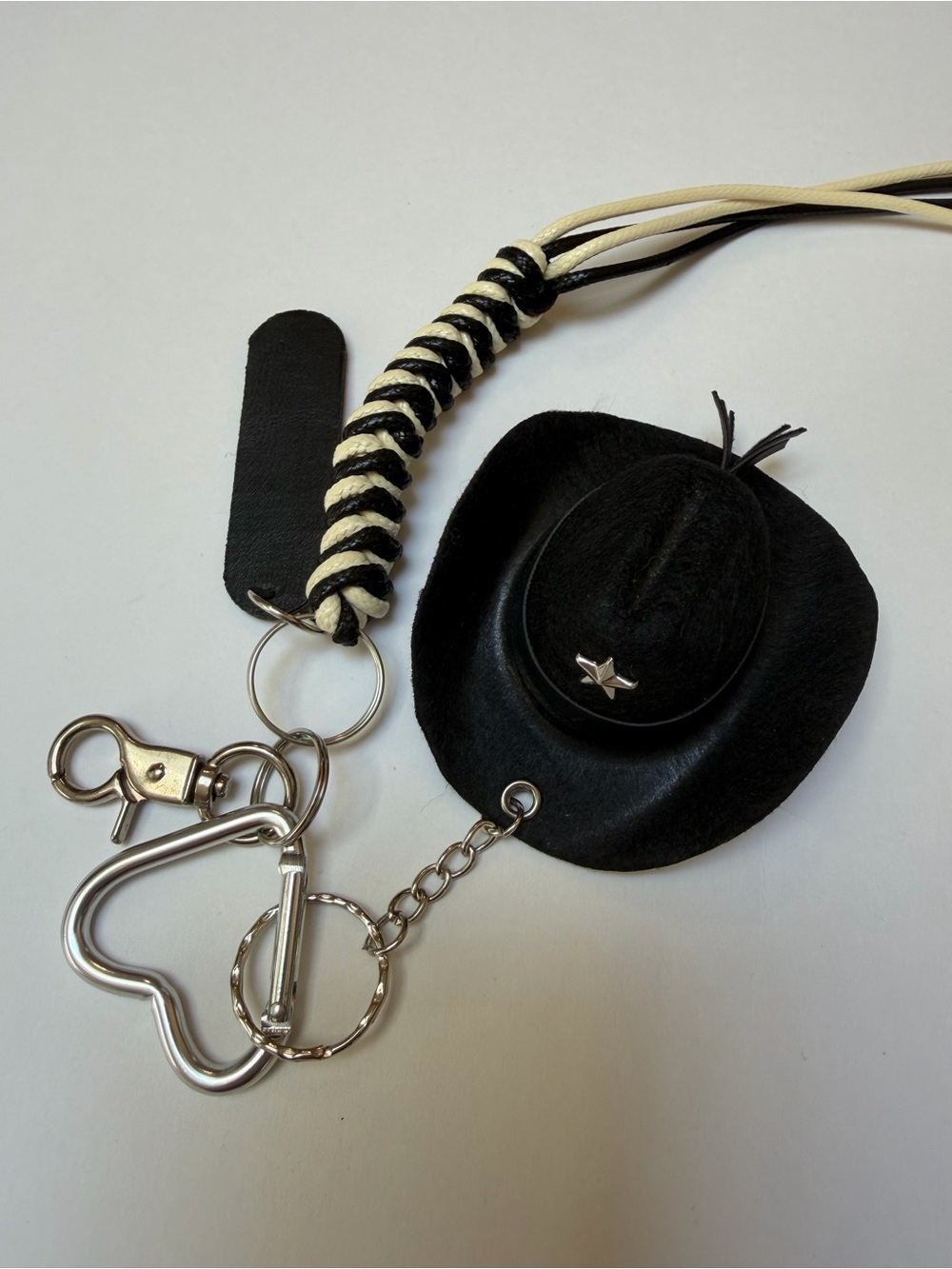 Cowboy / Cowgirl Hat Keychain or Bag Charm NWT
